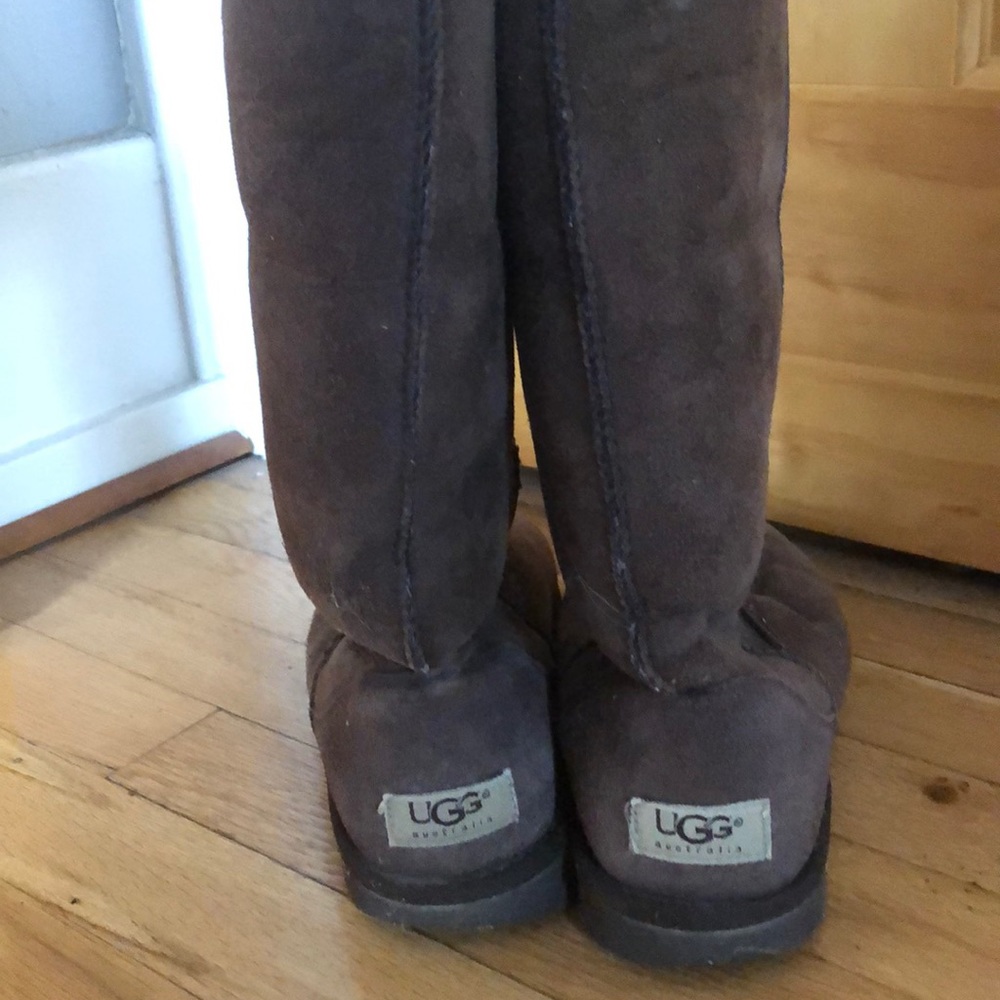 UGG, tall brown boots